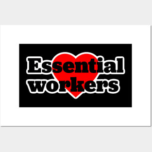 Essential Workers Posters and Art